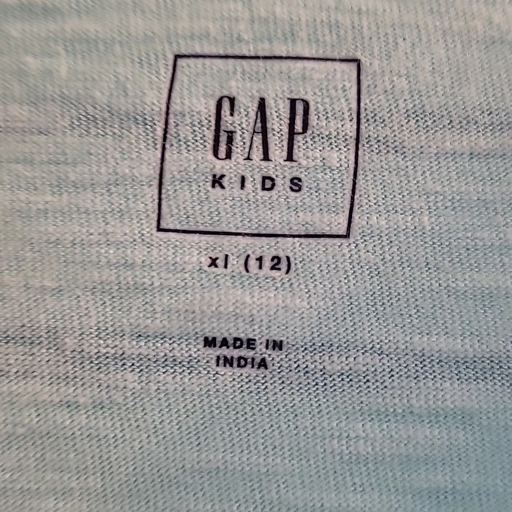Gap green striped tee xl